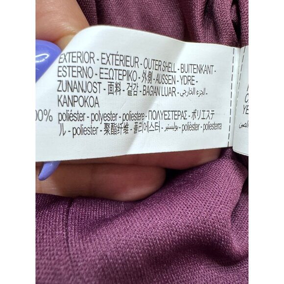 NWT Zara Womens Sleeveless Ruch Bodice Burgundy M Round Neck Mini Bodycon Dress - Picture 7 of 10